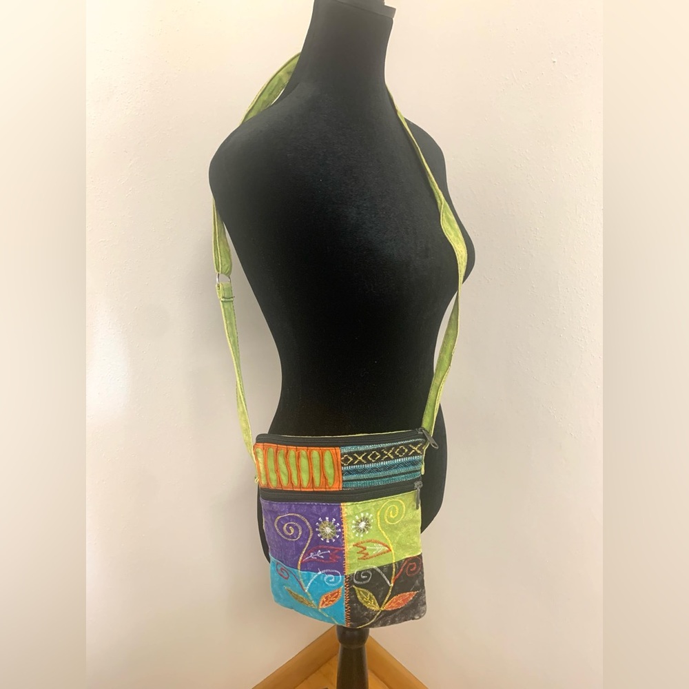 Colorful Patchwork Crossbody Bag